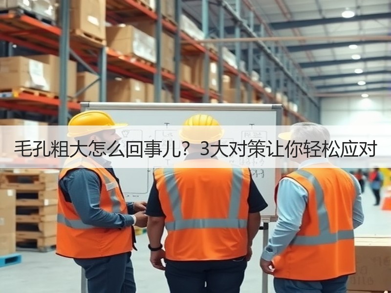 毛孔粗大怎么回事儿？3大对策让你轻松应对