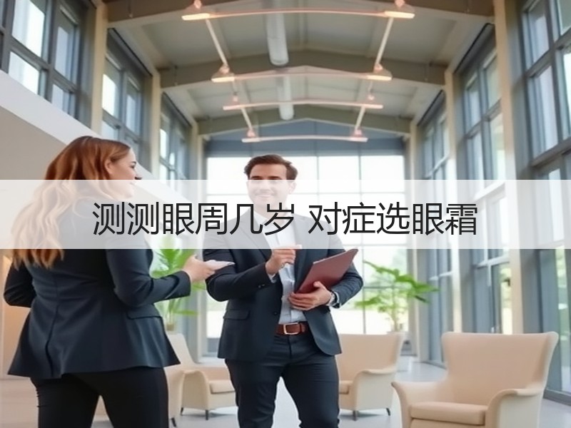 测测眼周几岁 对症选眼霜
