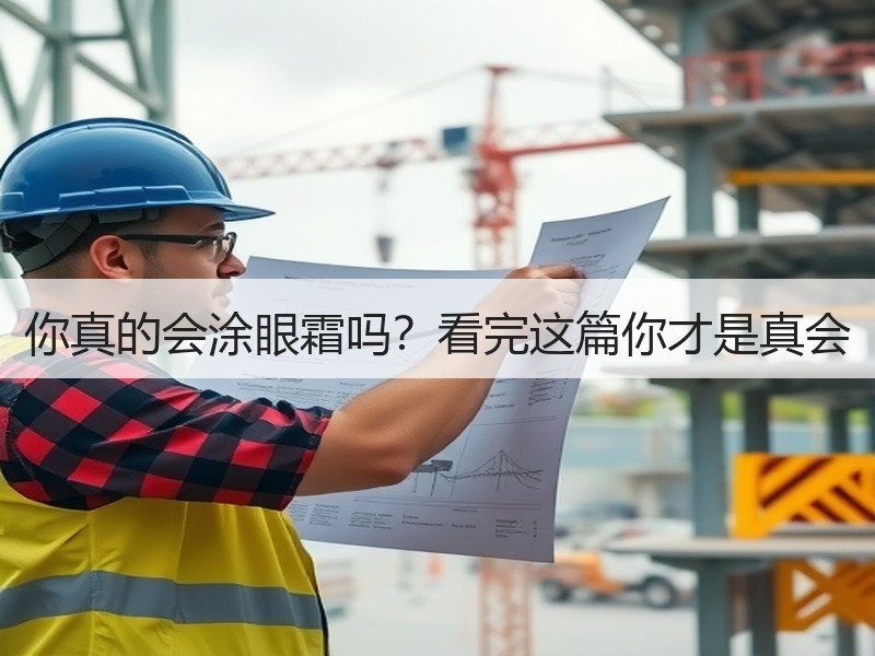 你真的会涂眼霜吗？看完这篇你才是真会