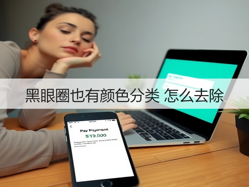 黑眼圈也有颜色分类 怎么去除