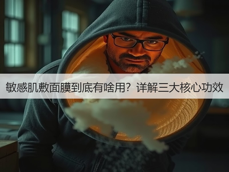 敏感肌敷面膜到底有啥用？详解三大核心功效