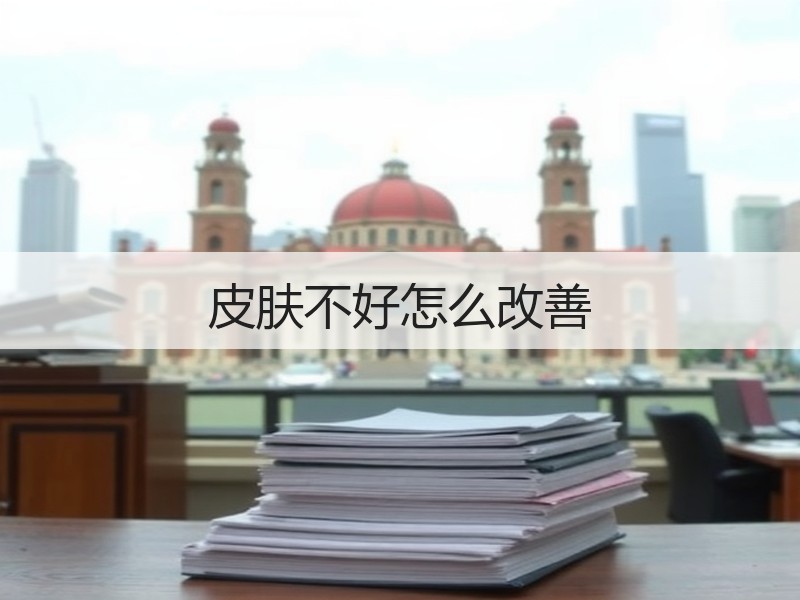 皮肤不好怎么改善