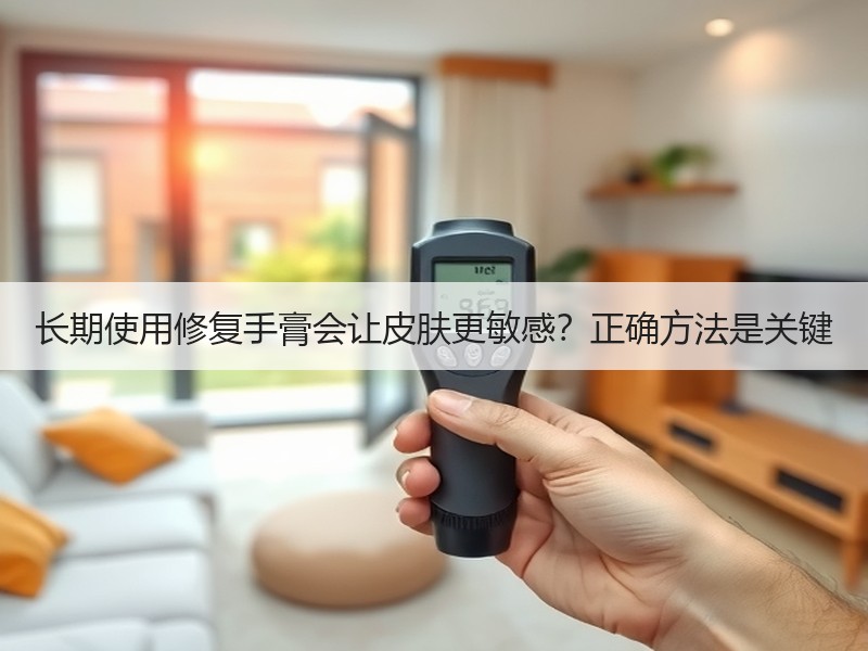 长期使用修复手膏会让皮肤更敏感？正确方法
