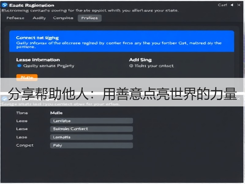 分享帮助他人：用善意点亮世界的力量