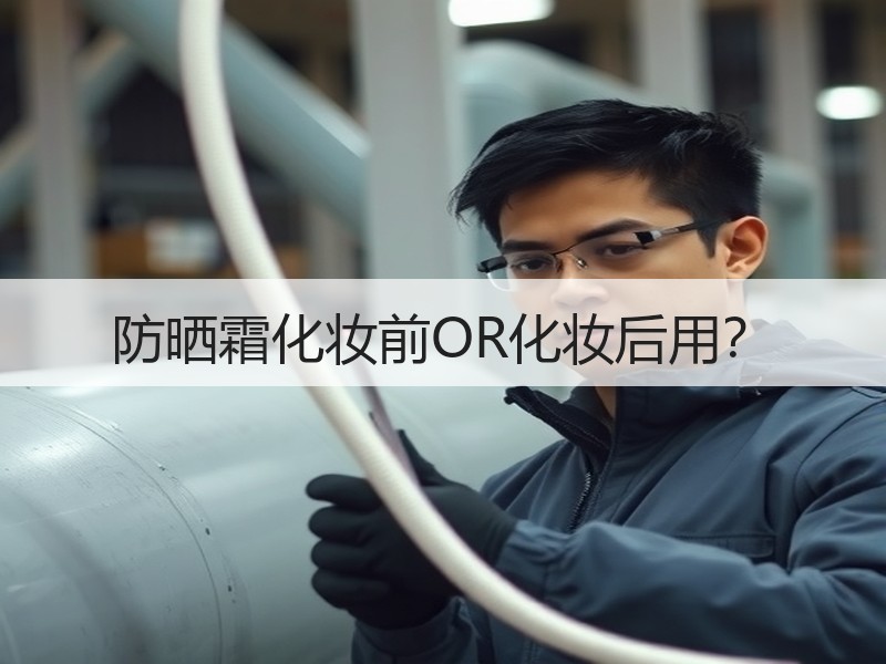 防晒霜化妆前OR化妆后用？