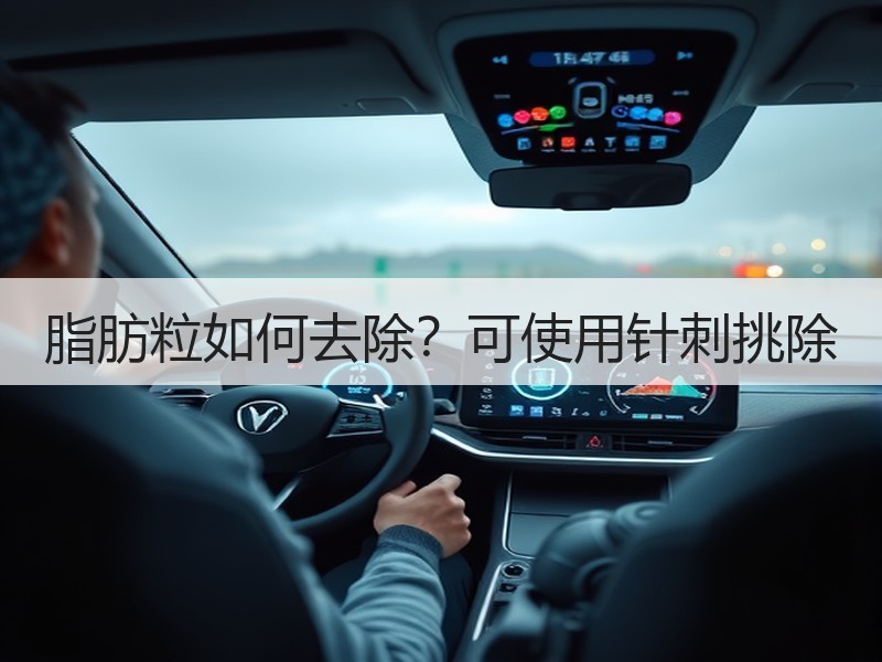 脂肪粒如何去除？可使用针刺挑除