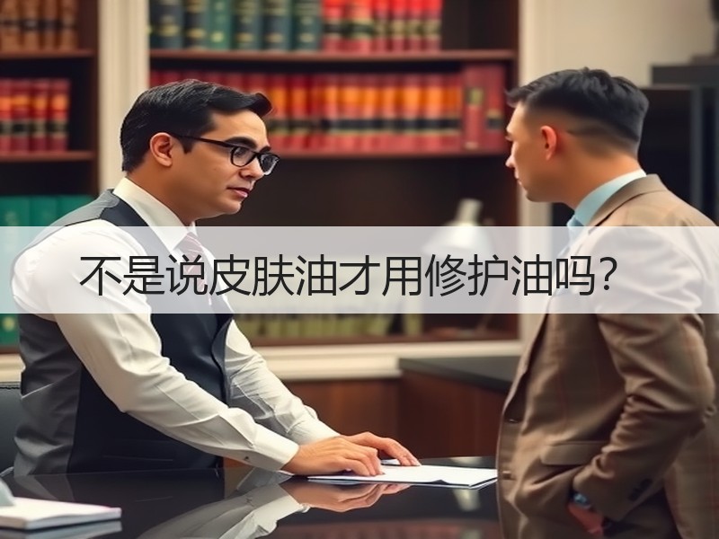 不是说皮肤油才用修护油吗？