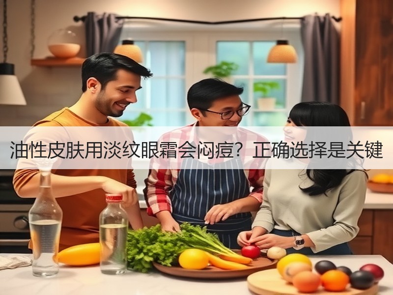 油性皮肤用淡纹眼霜会闷痘？正确选择是关键