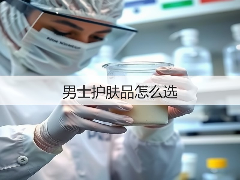 男士护肤品怎么选