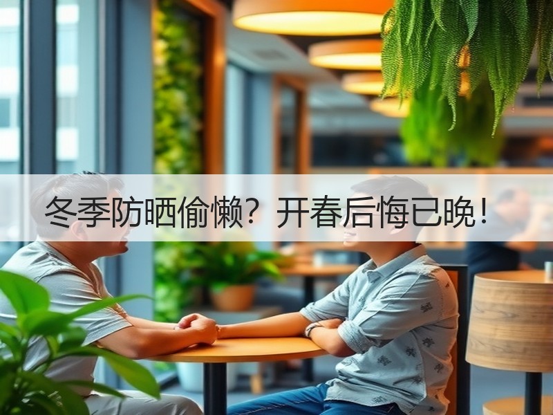 冬季防晒偷懒？开春后悔已晚！