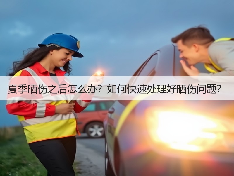 夏季晒伤之后怎么办？如何快速处理好晒伤问