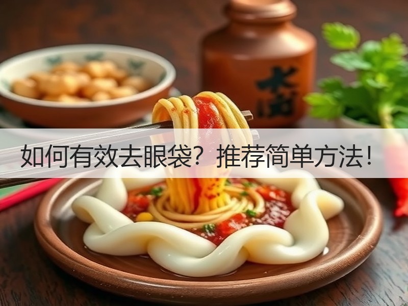 如何有效去眼袋？推荐简单方法！