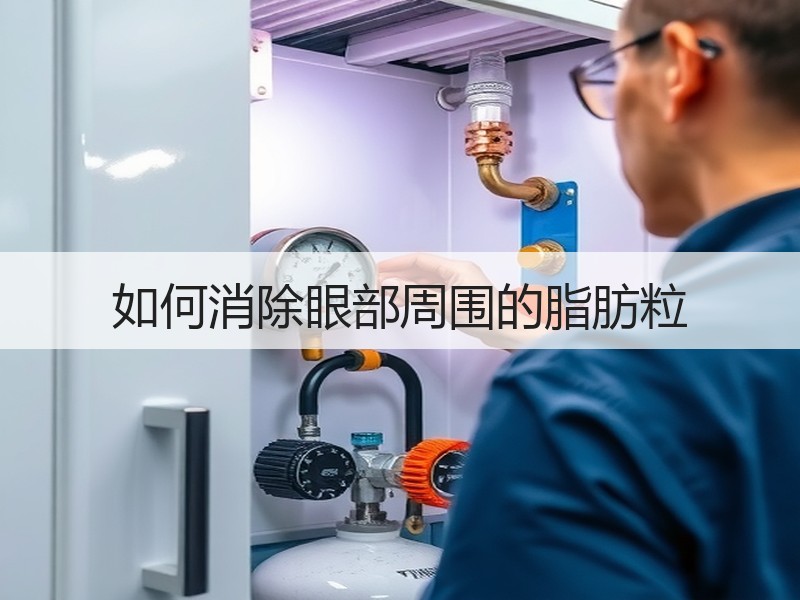 如何消除眼部周围的脂肪粒