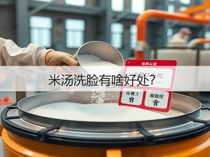 米汤洗脸有啥好处？
