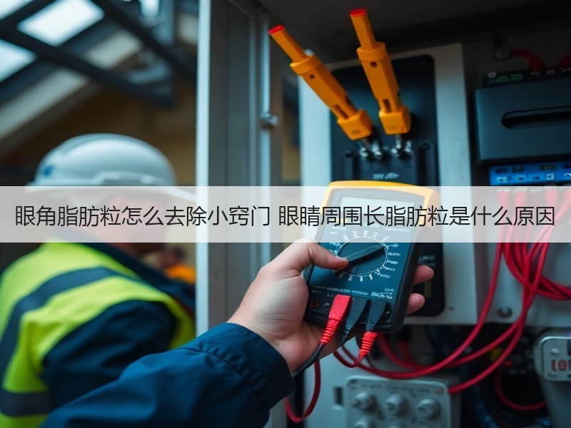 眼角脂肪粒怎么去除小窍门 眼睛周围长脂肪