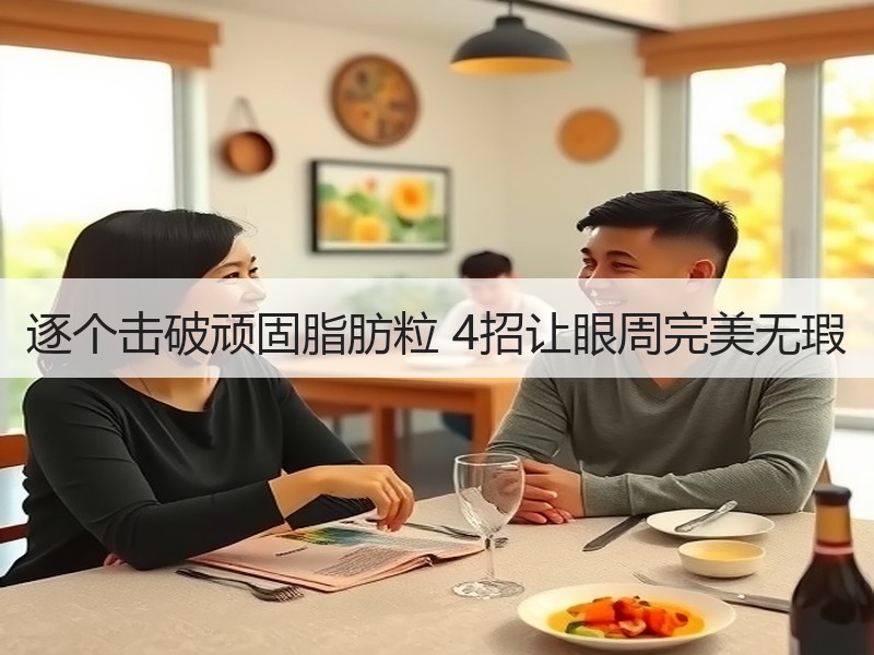 逐个击破顽固脂肪粒 4招让眼周完美无瑕