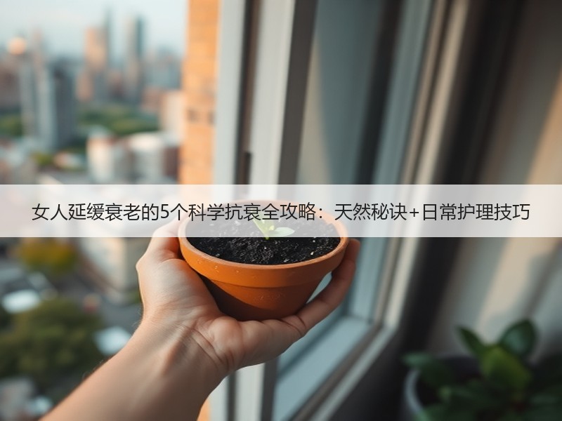 女人延缓衰老的5个科学抗衰全攻略：天然秘