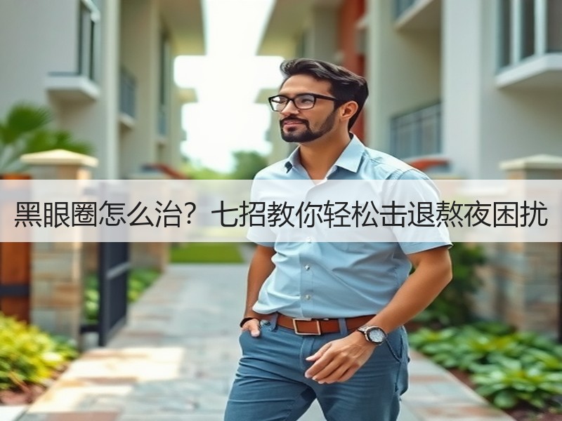 黑眼圈怎么治？七招教你轻松击退熬夜困扰