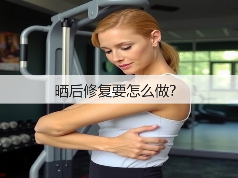 晒后修复要怎么做？