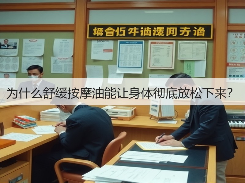 为什么舒缓按摩油能让身体彻底放松下来？
