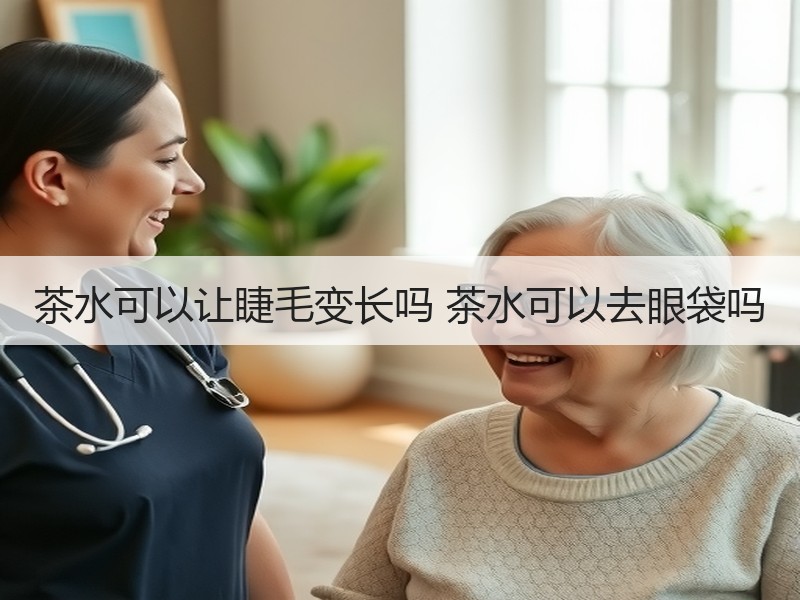茶水可以让睫毛变长吗 茶水可以去眼袋吗