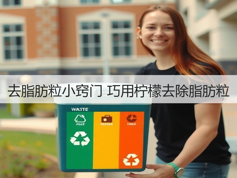 去脂肪粒小窍门 巧用柠檬去除脂肪粒
