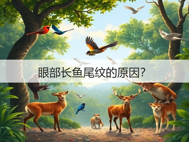 眼部长鱼尾纹的原因？