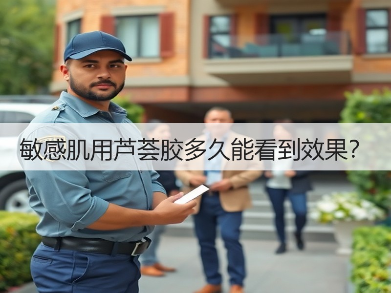 敏感肌用芦荟胶多久能看到效果？