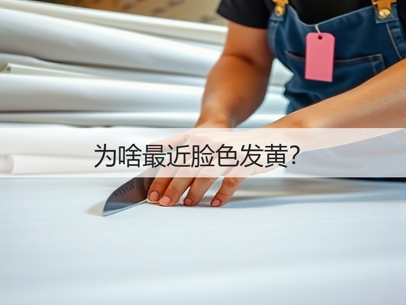 为啥最近脸色发黄？