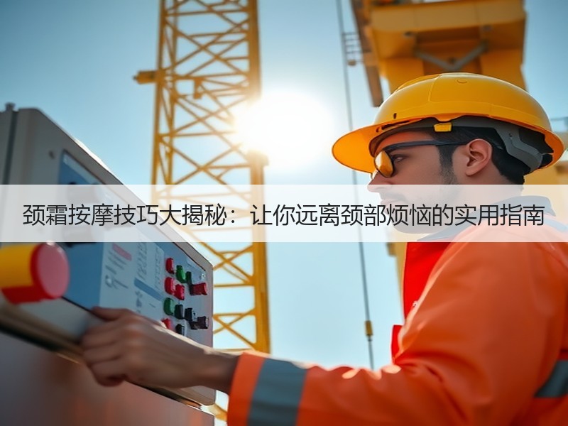 颈霜按摩技巧大揭秘：让你远离颈部烦恼的实