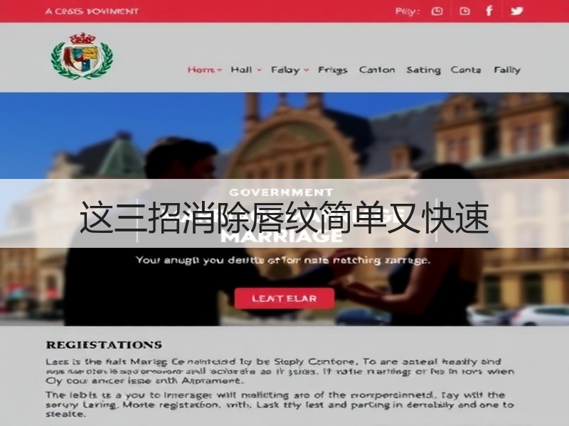 这三招消除唇纹简单又快速