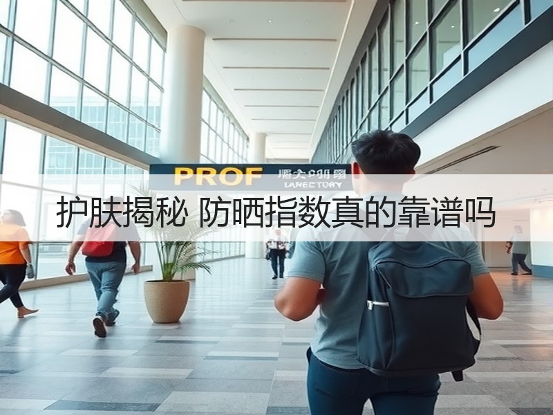 护肤揭秘 防晒指数真的靠谱吗