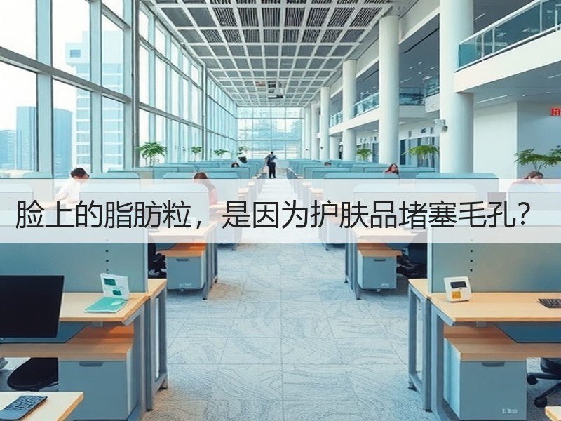 脸上的脂肪粒，是因为护肤品堵塞毛孔？