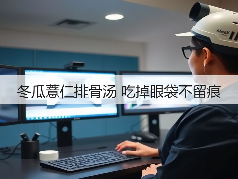 冬瓜薏仁排骨汤 吃掉眼袋不留痕