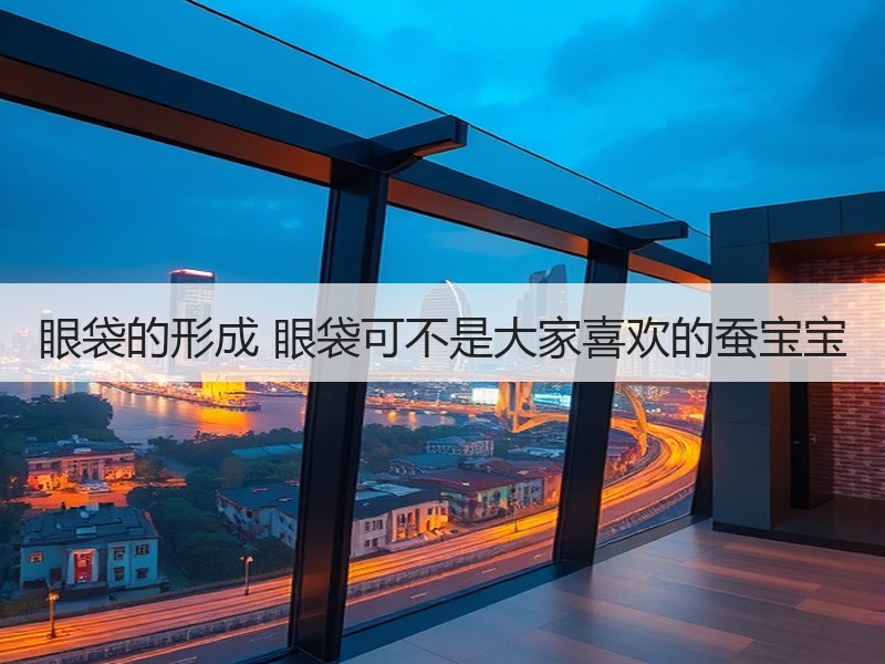 眼袋的形成 眼袋可不是大家喜欢的蚕宝宝