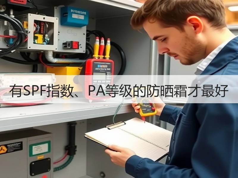 有SPF指数、PA等级的防晒霜才最好