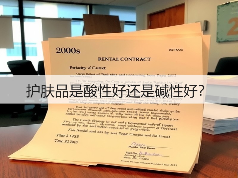 护肤品是酸性好还是碱性好？