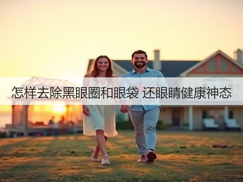 怎样去除黑眼圈和眼袋 还眼睛健康神态
