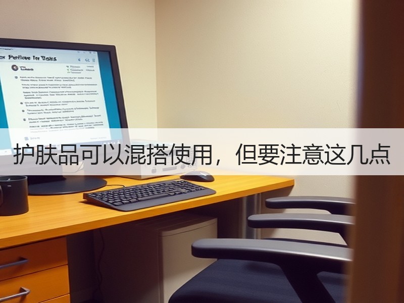 护肤品可以混搭使用，但要注意这几点