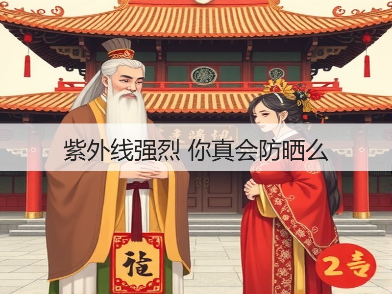 紫外线强烈 你真会防晒么