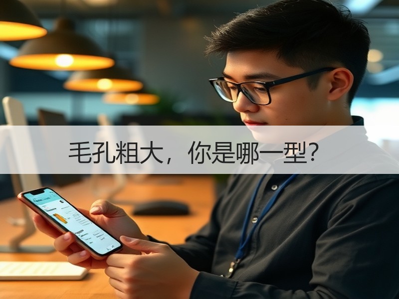 毛孔粗大，你是哪一型？