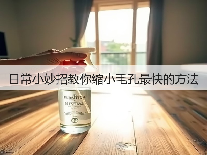 日常小妙招教你缩小毛孔最快的方法