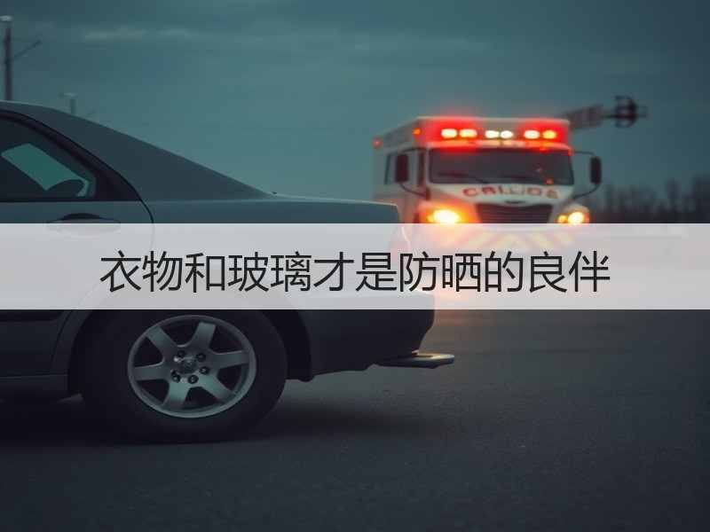 衣物和玻璃才是防晒的良伴