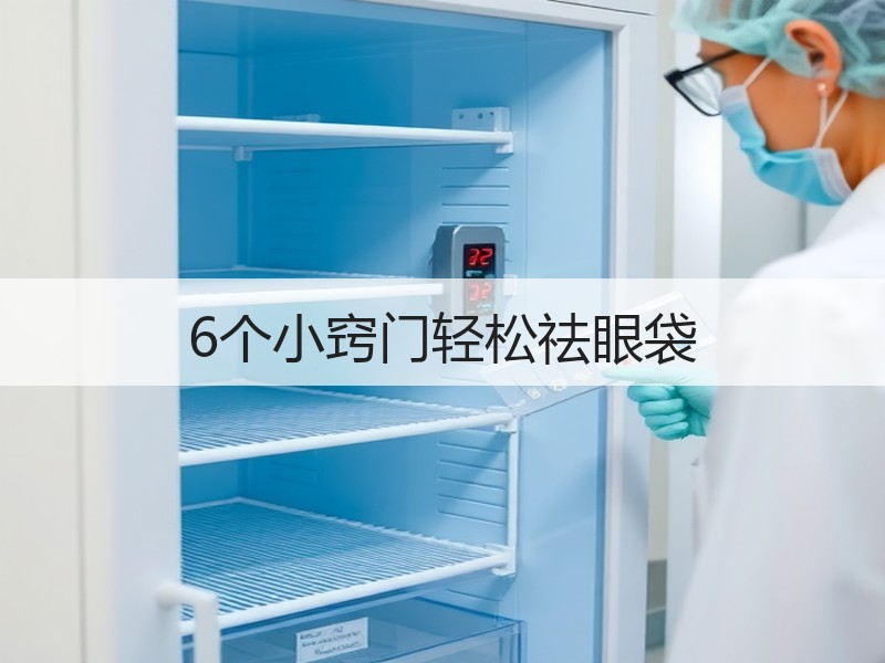 6个小窍门轻松祛眼袋