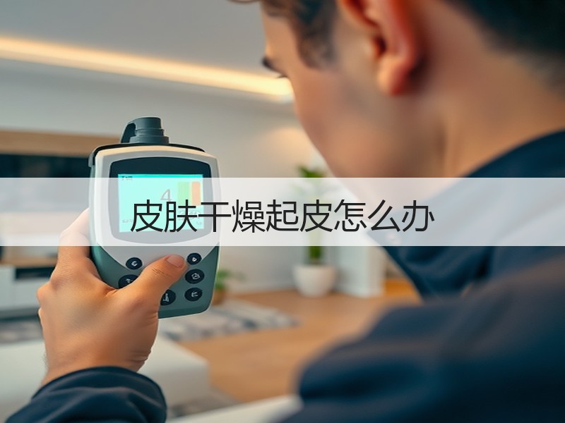 皮肤干燥起皮怎么办