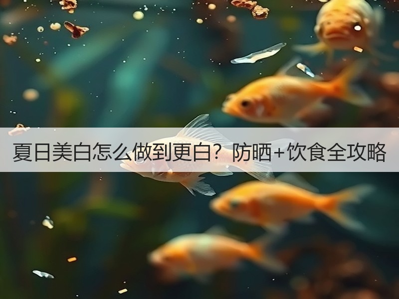 夏日美白怎么做到更白？防晒+饮食全攻略